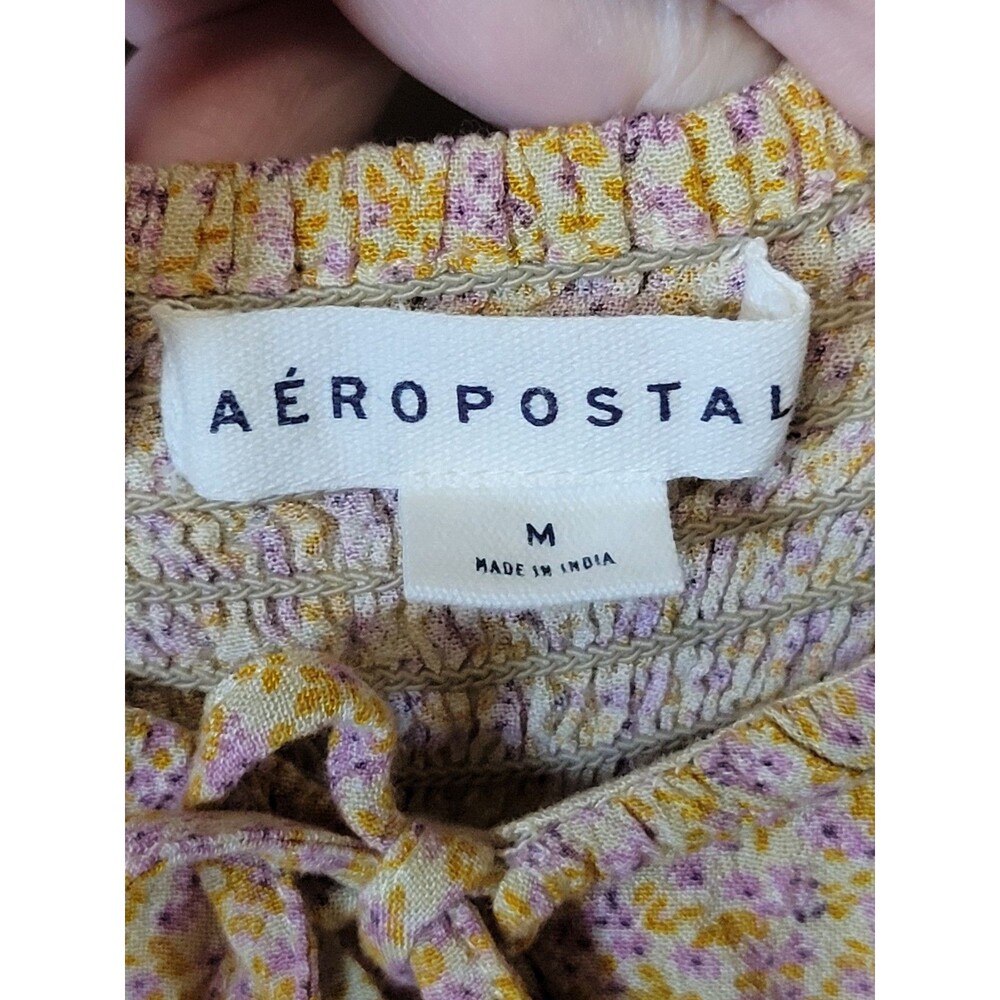 Aeropostale Ditzy Floral Midi Sundress Juniors Medium Cottagecore Dainty Prairie - Picture 7 of 9